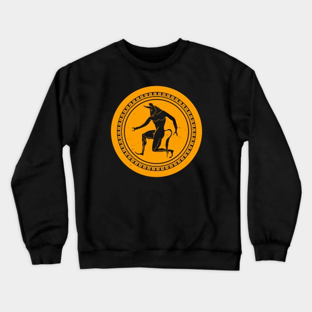 Minotaur Shield Crewneck Sweatshirt by nickbeta